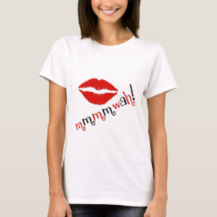 Red Lipstick Kiss T-shirt