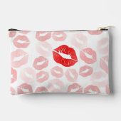 Red Lipstick Lips Cosmetic Makeup Bag Etui (Achterkant)