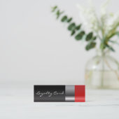Red lipstick Loyalty-kaart Klantenkaartje (Staand voorkant)