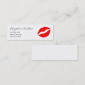 Red Lipstick Skinny Visitekaartje (Voorkant / Achterkant)