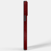 Red Lizard Leather Print Case-Mate iPhone Case (Achterkant / Rechts)