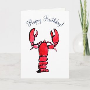 Red Lobster Card Sjabloon