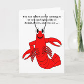 Red Lobster Carte d'anniversaire 30e (Devant)