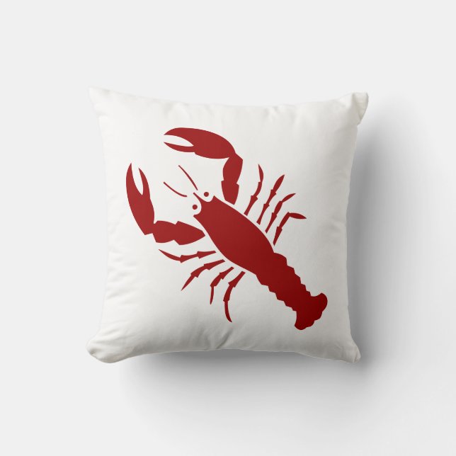 Red Lobster Kussen (Voorkant)