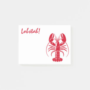 Red Lobster Lobah Maine New England Coast Post-it® Notes