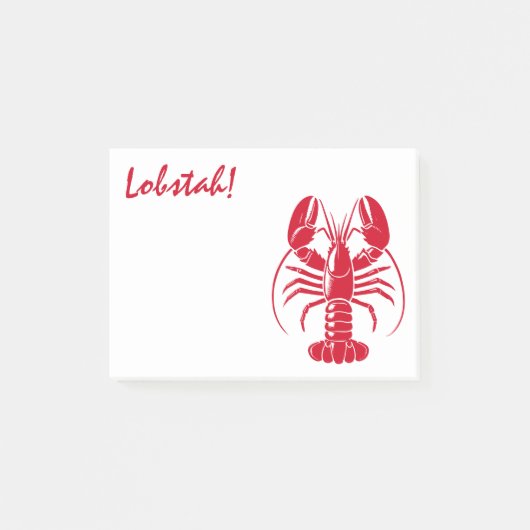 Red Lobster Lobah Maine New England Coast Post-it® Notes (Voorkant)