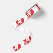 Red Lobster Moderne Kustreis Pret Grosgrain Lint (Achterkant)