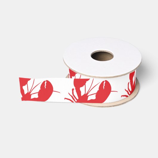 Red Lobster Moderne Kustreis Pret Grosgrain Lint (Spoel)