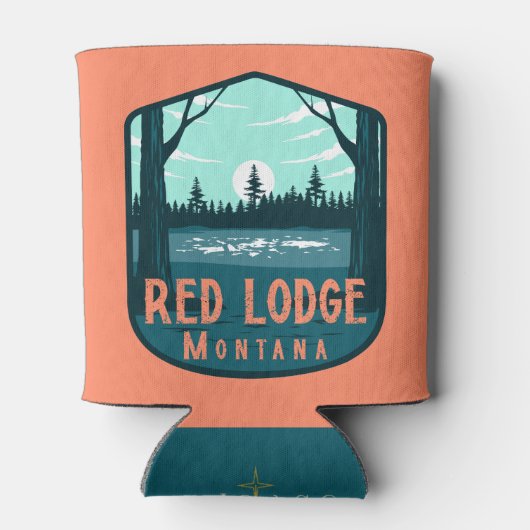 Red Lodge Montana Blikjeskoeler (Achterkant)