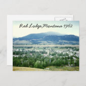 Red Lodge Montana Briefkaarten (Voorkant / Achterkant)