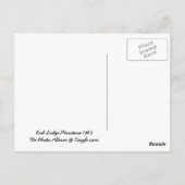 Red Lodge Montana Briefkaarten (Achterkant)