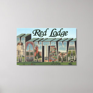 Red Lodge, Montana Canvas Afdruk