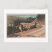 Red Lodge, MT - Uitzicht van Mae West Curve Briefkaart (Voorkant)