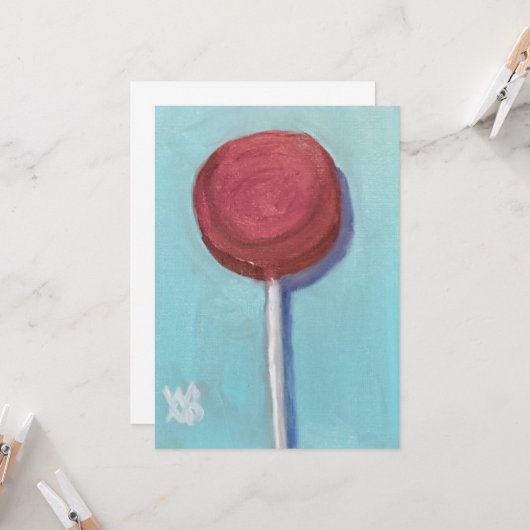 Red Lollipop (Voorkant / Achterkant in situ)