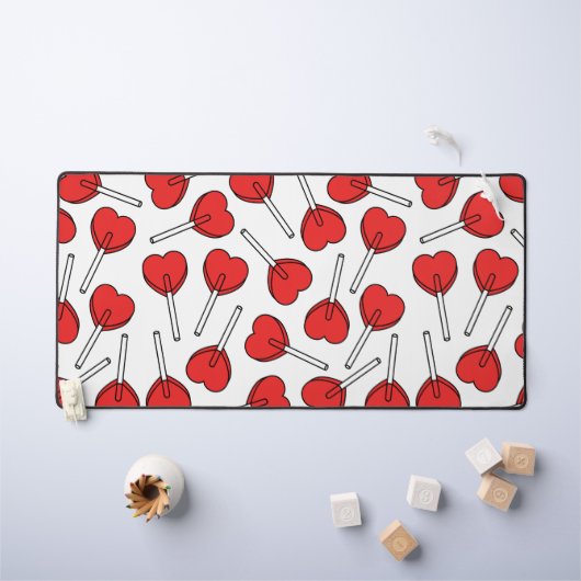 Red Lollipops, Heart Lollipops, Lollipop Pattern (Tableau pour enfants)