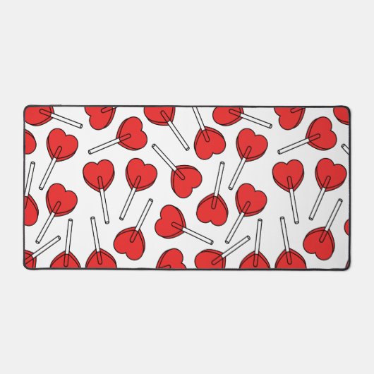 Red Lollipops, Heart Lollipops, Lollipop Pattern (Recto)