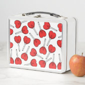 Red Lollipops, Heart Lollipops, Lollipop Pattern (In situ)