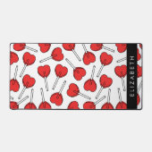 Red Lollipops, Heart Lollipops, Lolly, Your Name Bureaumat (Voorkant)