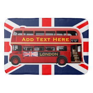 Red London Bus ThMED Badmat