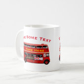 Red London Bus ThMED Koffiemok (Voorkant links)