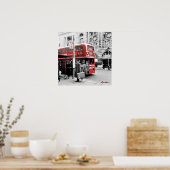 Red London Double Decker Poster (Keuken)