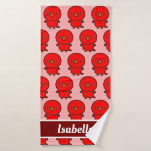 Red Lory Badhanddoek