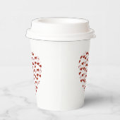 Red Love Cup Papieren Bekers (Rechts)