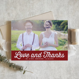 Red Love et Merci Retro Photo Mariage