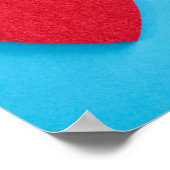 Red Love Heart Poster (Hoek)