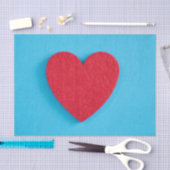 Red Love Heart Tissuepapier (Craft)