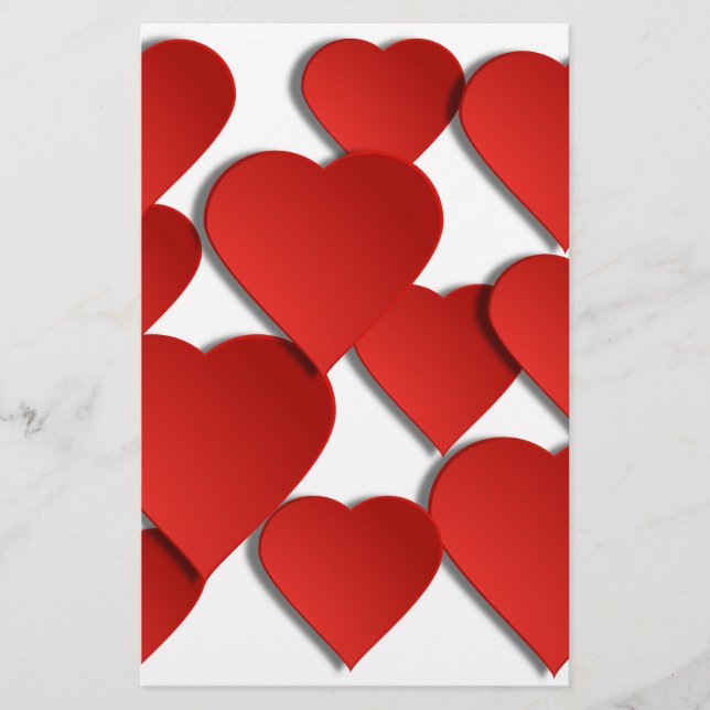 Red Love Hearts (Voorkant)