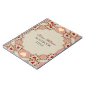 Red Love Hearts Pastel Lace Carnet (Côté gauche)