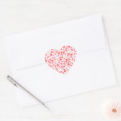 Red Love Hearts – Valentine Collection Hart Sticker (Envelop)