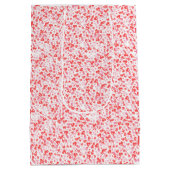 Red Love Hearts – Valentine Collection Medium Cadeauzakje (Achterkant)