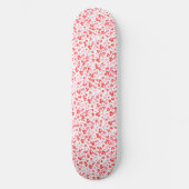 Red Love Hearts – Valentine Collection Skateboard (Voorkant)