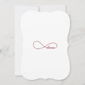 Red Love Infinity Wedding Invitations (Dos)