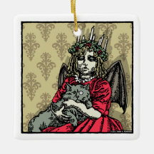 Red Lucia en Cat - Pop Gothic Holiday