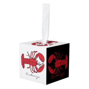 Red Maine Lobster Thunder_Cove Kubus Ornament