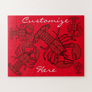 Red Maine Lobster Thunder_Cove Legpuzzel