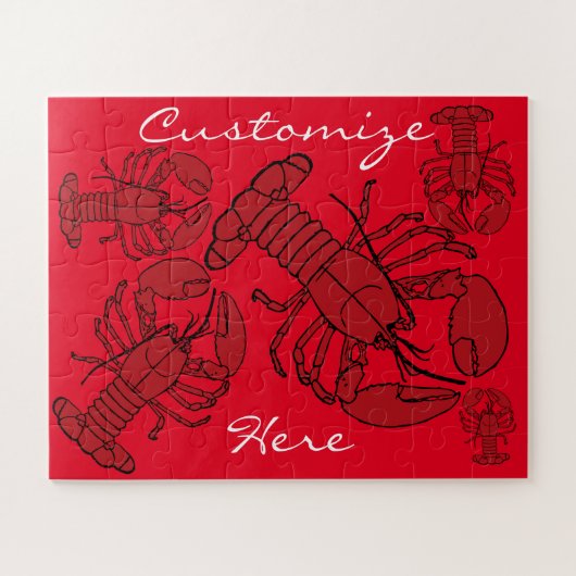Red Maine Lobster Thunder_Cove Legpuzzel (Horizontaal)