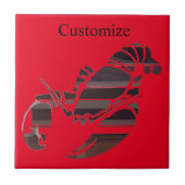 Red Maine Lobsters Thunder_Cove Tegeltje (Voorkant)