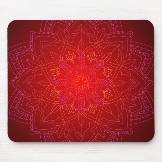 Red Mandala Muismat (Voorkant)