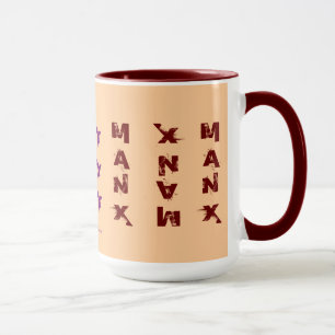 RED MANX CAT COFFEE MOK