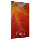 Red Maple Leaf Abstracte Autumn Natuur Fotografie Klembord (Rechts)