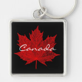 Red Maple Leaf - Canada Sleutelhanger (Voorkant)