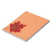 Red Maple Leaf Notitieblok (Gedraaid)