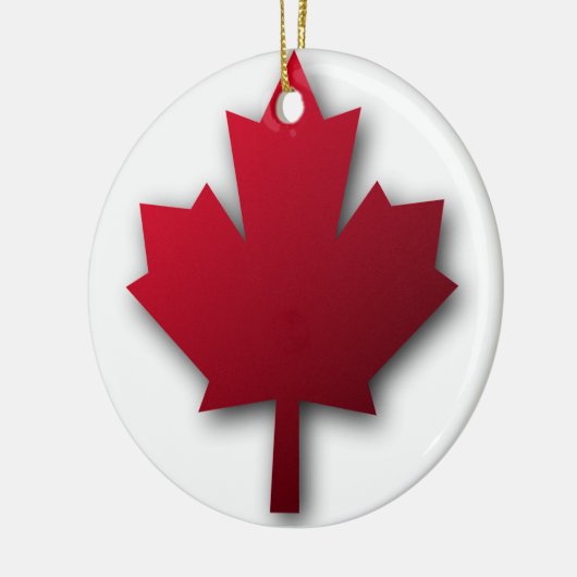Red Maple Leaf Ornament (Links)