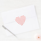 Red Maple Leaf Pattern Hart Sticker (Envelop)