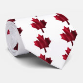 Red Maple Leaf Stropdas (Opgerold)