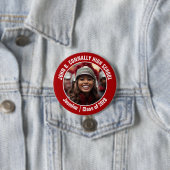 Red Marching Band Foto High School Spirit Ronde Button 7,6 Cm (In situ)